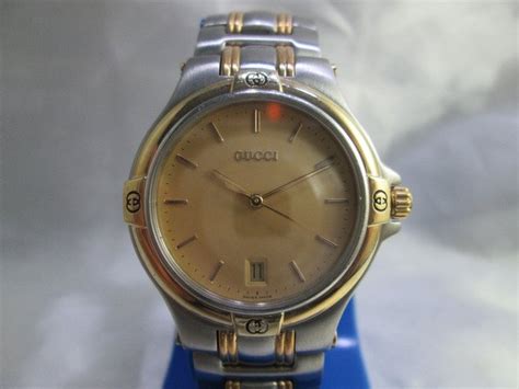 valore orologio gucci usato placcato in oro anni 90|Orologio da polso Gucci placcato oro .